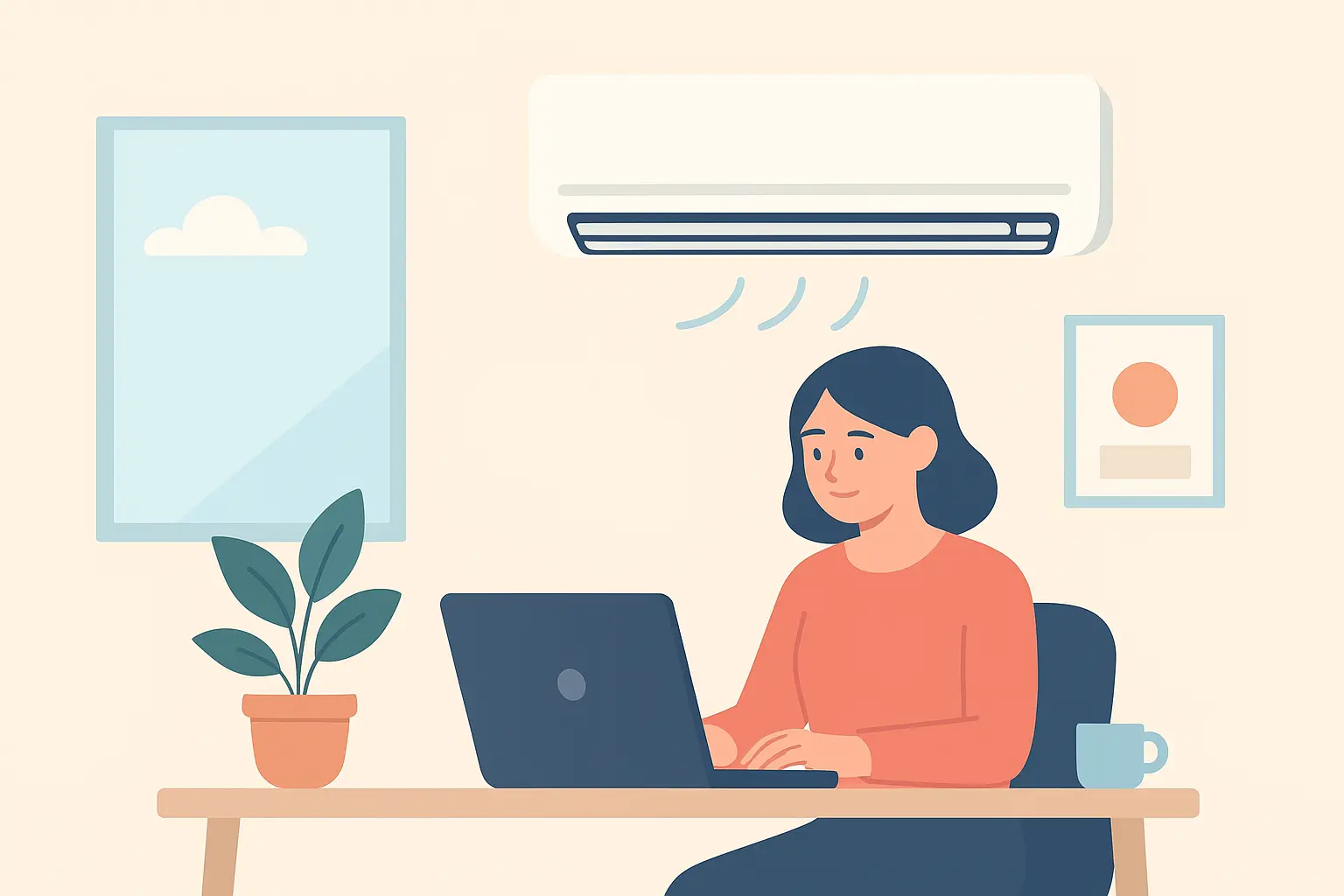 air con in home office
