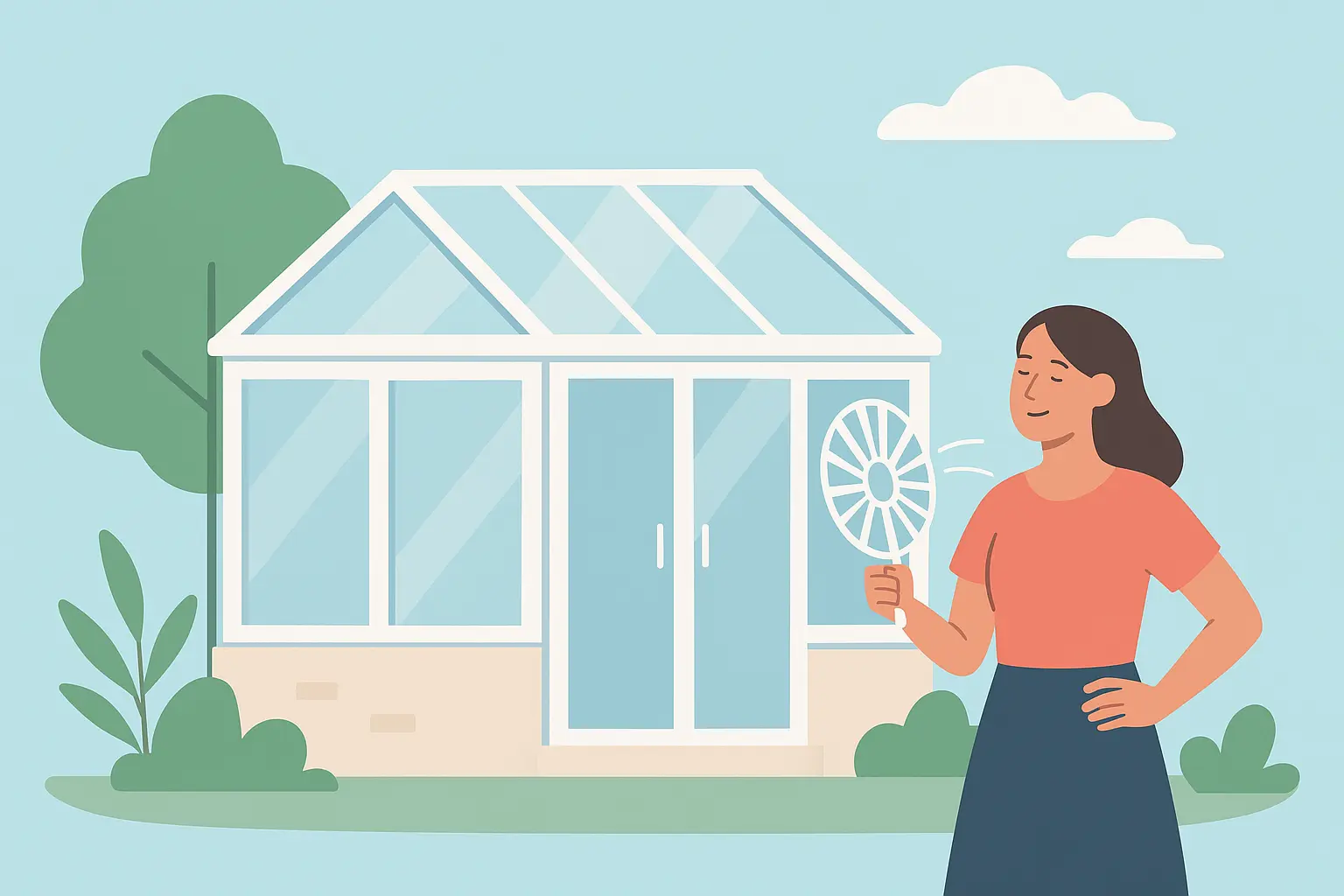 how to keep your conservatory cool this summer