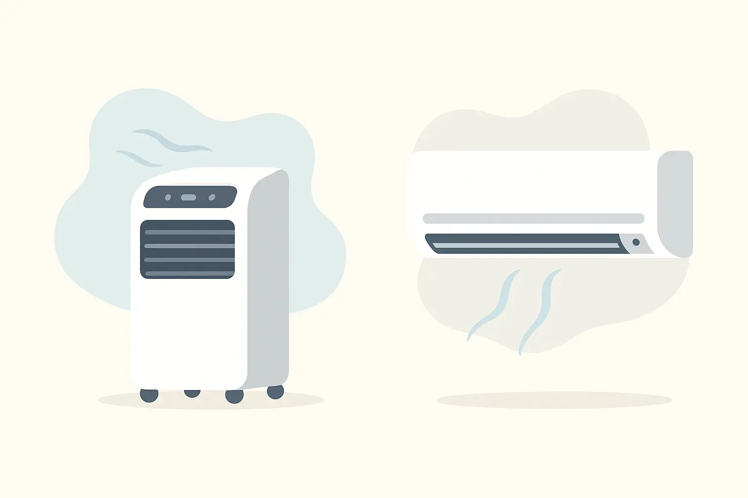 portable and wall mounted air con units